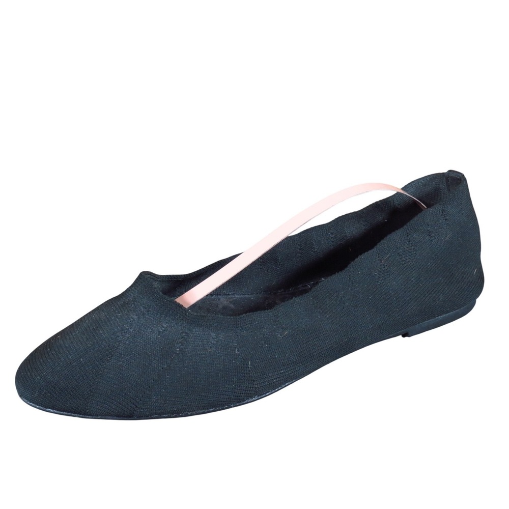 Skechers Cleo Bewitch Women's Knit Ballet Flats Black Size 8 Medium Comfort